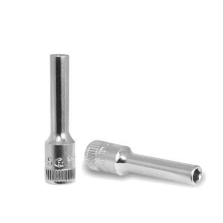 2252045 | Dugókulcs - crowafej 1/4" 6 lap hosszú  4,5 mm Genius