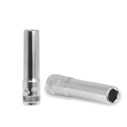 225208 | Dugókulcs - crowafej 1/4" 6 lap hosszú  8 mm Genius