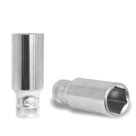 225214 | Dugókulcs - crowafej 1/4" 6 lap hosszú 14 mm Genius
