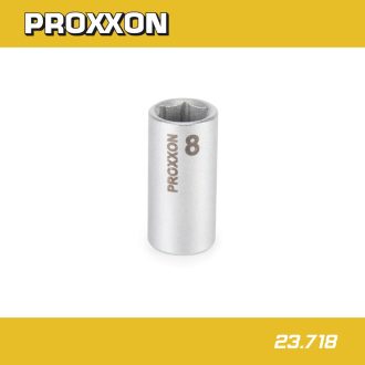   23.718 | Dugókulcs - crowafej 1/4" 6 lap normál  8 mm Proxxon