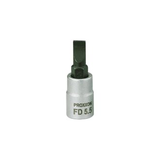   23.739 | Rátűzőkulcs - crowa+bit 1/4" lapos 5,5 mm Proxxon