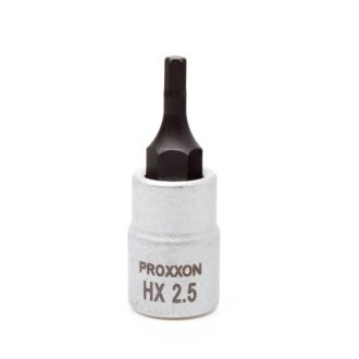   23.746 | Rátűzőkulcs - crowa+bit 1/4" Imbusz HX2.5 Proxxon