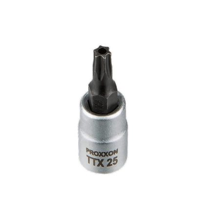 23.760 | Rátűzőkulcs - crowa+bit 1/4" torx, furatos T25 Proxxon