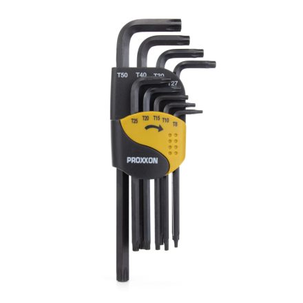 23.944 | Torxkulcs "L" alakú készlet 09 db-os T8-T50 Proxxon