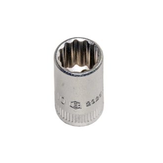   232510 | Dugókulcs - crowafej 1/4" 12 lap normál 10 mm Genius