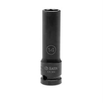 SATA gépi hosszú dugókulcs 1/2" 15mm vékony falú