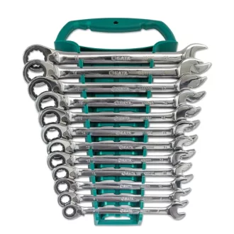   SATA racsnis csillag-villáskulcs készlet 8-19mm 12 részes irányváltós