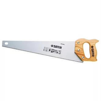 SATA kézi fűrész 450mm 7Z, fa markolattal