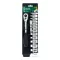 SATA dugókulcs készlet 3/8" 8-19mm 14 részes