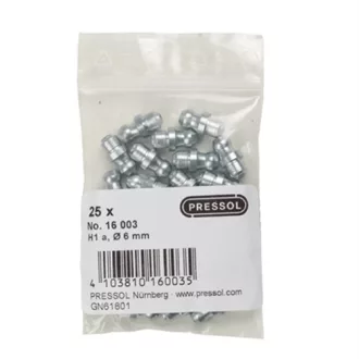   Pressol Babás zsírzógomb H1 A-egyenes átm. 6 mm-VZ-ESN-25 db