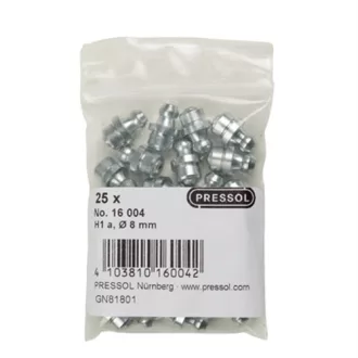   Pressol Babás zsírzógomb H1 A-egyenes átm. 8 mm-VZ-ESN-25 db