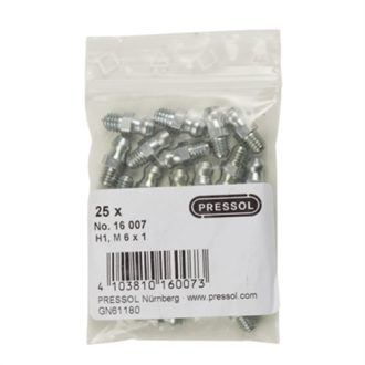   Pressol Babás zsírzógomb H1-egyenes M 6 x 1-VZ-SK-SW 7-25 db