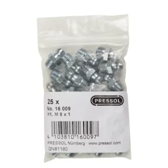   Pressol Babás zsírzógomb H1-egyenes M 8 x 1-VZ-SK-SW 9-25 db