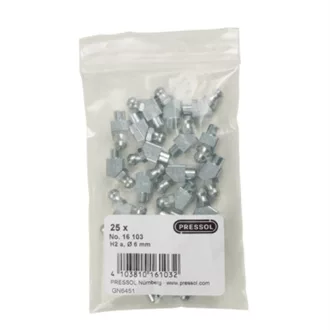   Pressol Babás zsírzógomb H2 A-45 fok átm. 6 mm-VZ-ESN-25 db