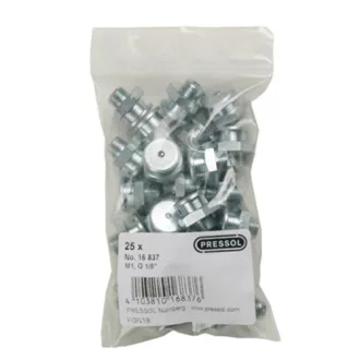   Pressol Lapos zsírzógomb M1-Kátm. 16 G 1/8"-VZ-SK-SW 17-RK-25 db