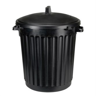 Pressol Hulladéktároló fedéllel  Műanyag-fekete
