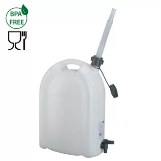   Pressol Vizes kanna-20 l-rakásolható  HDPE-leeresztőcsappal és flexibilis kifolyóval