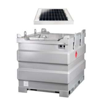   Pressol mobiSTEEL-1000 l-dupla falú  acél-napelemes szivattyúkészlettel-10 W