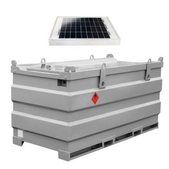   Pressol mobiSTEEL-2000 l-dupla falú  acél-napelemes szivattyúkészlettel-10 W