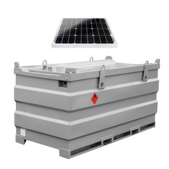   Pressol mobiSTEEL-2000 l-dupla falú  acél-napelemes szivattyúkészlettel-30 W-F