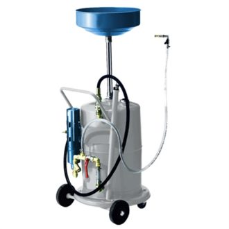   Pressol Fáradtolaj-felfogó/-leszívó készülék-95 l gurítható-pneumatikus olajpumpa 1:1