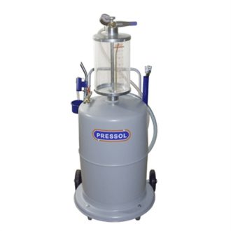   Pressol Venturi-fáradtolaj-leszívó készülék-75 l gurítható-üveg mérőhengerrel