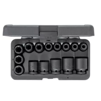   Gedore gépi dugókulcs készlet 1/2", hatszög, 10-30 mm 15 részes (K 19-015)