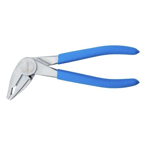 Gedore hajlított kombinált fogó 160 mm, krómozott, mártott markolattal (8248-160 TC)