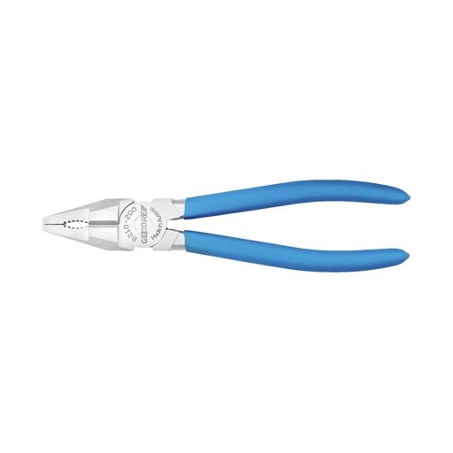 Gedore kombinált fogó, német modell, 200 mm, krómozott, mártott markolattal (8210-200 TC)