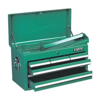 SATA fém szerszámos láda 6 fiókkal 43x24x38cm