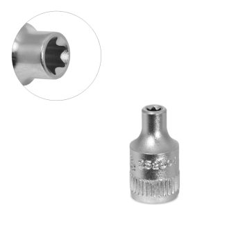   252504 | Dugókulcs - crowafej 1/4" belső torx E04 Genius