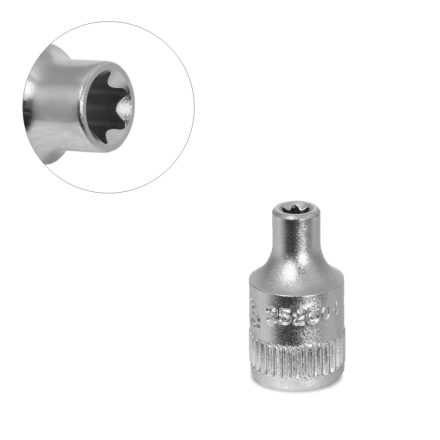 252504 | Dugókulcs - crowafej 1/4" belső torx E04 Genius