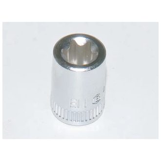   252505 | Dugókulcs - crowafej 1/4" belső torx E05 Genius