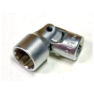   253507 | Dugókulcs - crowafej 1/4" 12 szög csuklós  7 mm Genius