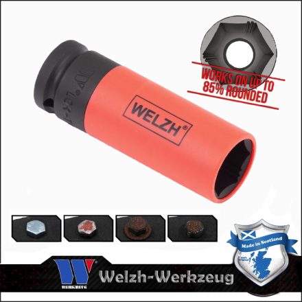 2661-21-WW | Légkulcsfej 1/2" alufelnihez 21 mm Lok-Typ - Welzh