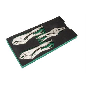 SATA patnetfogó készlet 3 részes szivacsmodulban