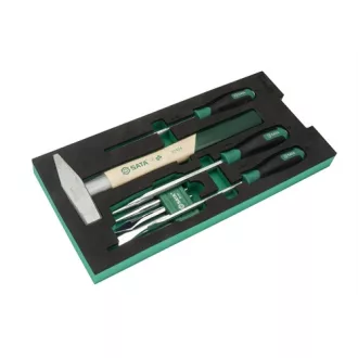 SATA ütőszerszám készlet 9 részes szivacsmodulban