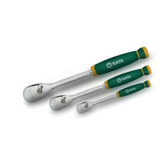   SATA profi 120 fogas (3 fok) finom racsnis hajtószár készlet 1/4", 3/8", 1/2" ComfortGrip nyéllel