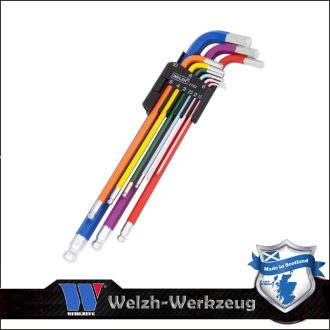   2792-WW | Imbuszkulcs készlet extra  hosszú, gömbv. 1.5 - 10 mm - 9 r.- Welzh