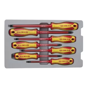 7 részes csavarhúzó készlet szigetelt 30607MR