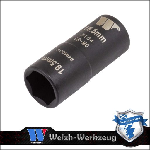3104-WW | Kerékanyakulcs kétfejű 1/2" 18,5-19,5 mm -Ford króm kupakokhoz- Welzh