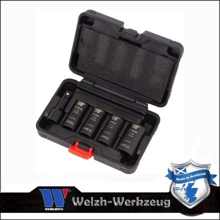 3107-WW | Kerékanyakulcs kétfejű készlet 1/2" 4 db-os - króm kupakokhoz- Welzh