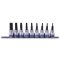 9 részes 3/8˝-os 5-szögű furatos torx bitfej készlet sínen 3149PR8