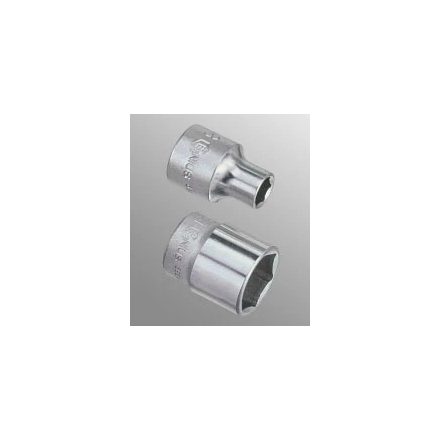 323218 | Dugókulcs - crowafej 3/8" 6 lap normál 18 mm Genius