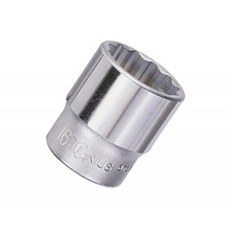   333222 | Dugókulcs - crowafej 3/8" 12 lap normál 22 mm Genius