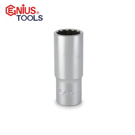 336314 | Dugókulcs - crowafej 3/8" 12 lap hosszú 14 mm Genius