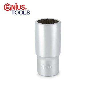   336315 | Dugókulcs - crowafej 3/8" 12 lap hosszú 15 mm Genius