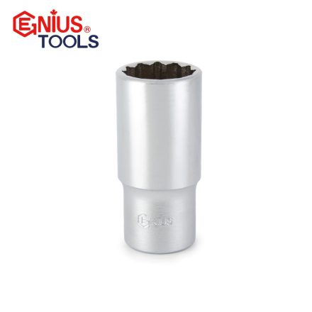 336315 | Dugókulcs - crowafej 3/8" 12 lap hosszú 15 mm Genius