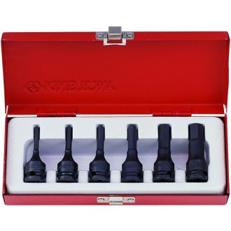 6 részes 3/8˝-os gépi hex-bitfej készlet 3406MP