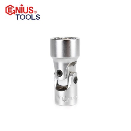 355617 | Dugókulcs - crowafej 3/8" csuklós 17 mm Genius